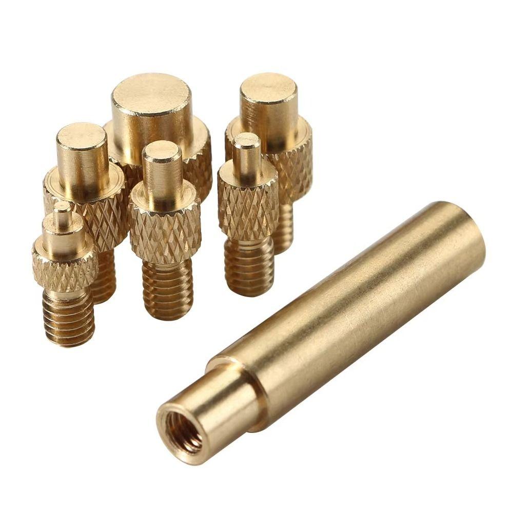 8Pcs with Adapter T12 Soldering Iron Tip M2-M8 Internal Thread Head  3D Print Accessory
