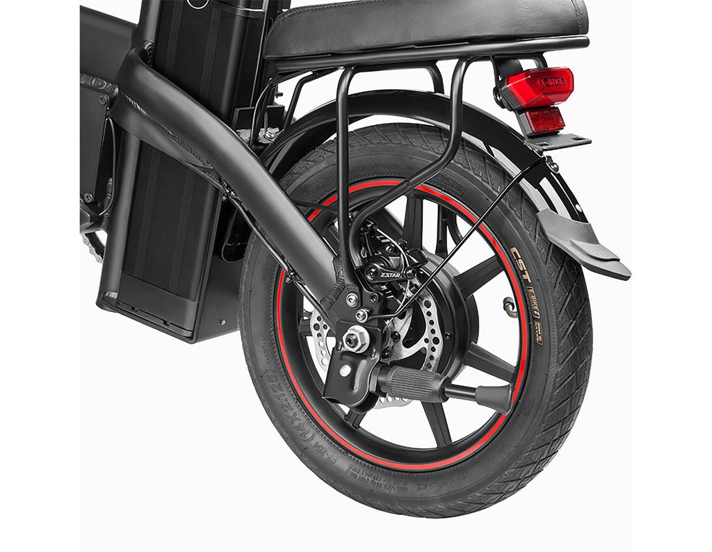 DYU A5 Convenient Folding Electric Bike 48V7.5AH Battery 350W Motor 14 Inch Road Tires City Commute Electric Bicycle With TowSeat