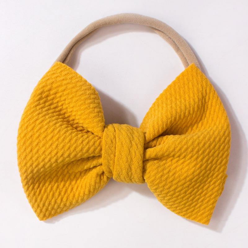 New versatile nylon baby headband, cute bow children's headscarf, thin breathable baby hair accessories