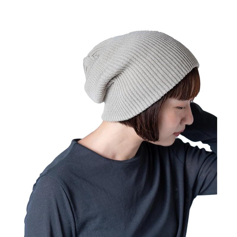 

[Nakota] knit hat men s ladies beanie long Longish brand autumn winter Washable Fashionable black black skiing snowboarding Plain color Cold