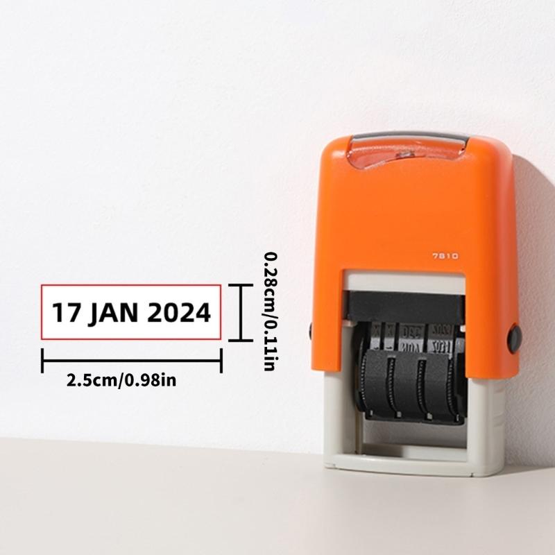 Sturdy Plastic Date Stamping For Easy Marking On Notebook Card And Gift Wrapping Materials