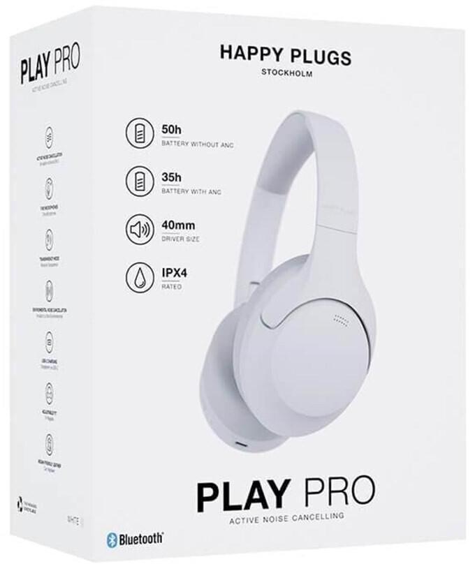 Наушники Happy Plugs Play Pro белый