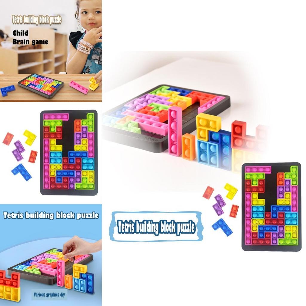 Tetris Blocks Puzzle Game For Stress Relief Perfect For Sensory Play And Fun