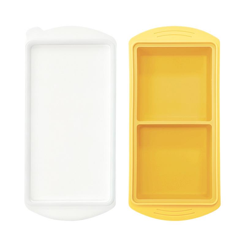 Silicone Ice Cube Tray with Lid - Multi-Compartment, Food-Grade Freezing Mold for Ice & Soup