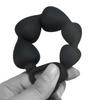 Anal Beads for Anal Thin Anal Silicone Anal Plug with Finger Anal Black Beginners, 6-Bead Pearls, Beads, Loop, Multi-Purpose Toy, 175mm,