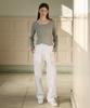 Tudument Relaxed String Pants White