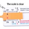 Precisions Two Display Tire Depth Measurement set for Repair Man DIY Enthusiasts
