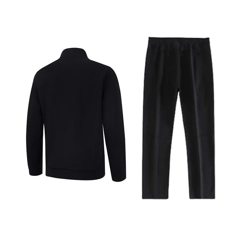 Li Ning Minimalist Color Block Fashion Loose Cotton Comfortable Versatile Stand Collar Zipper Cardigan Jacket Casual Sports Suit AWDVB03-2+AKLUB85-1