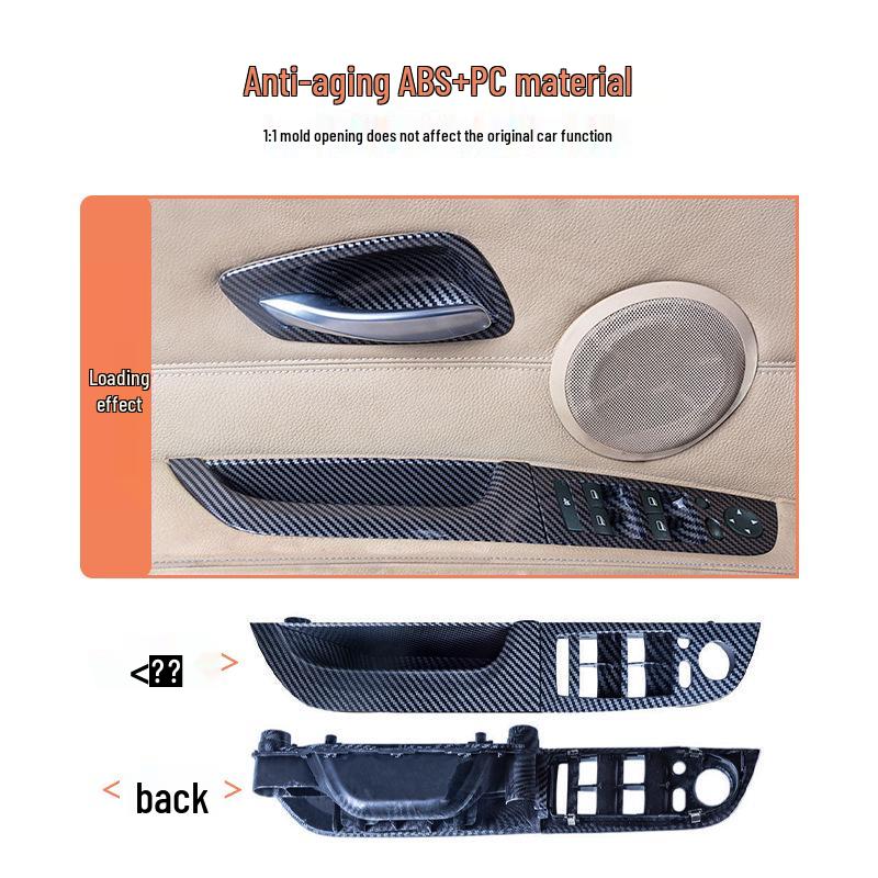 BMW 3 Series E90 Driver's Side Interior Door Pull Handle & Armrest Switch Panel
