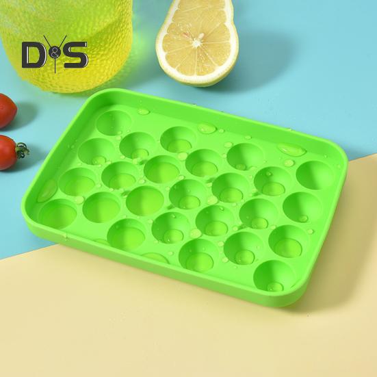 Große Kapazität, leicht zu lösendes Silikon-Eisgitter, Gelee-Joghurt-Eiskugelform, Kühlschrank-Eisbox, lebensmittelechter Eisbehälter