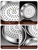 ZISIZ 316 Stainless Steel Steamer Plate for Woks