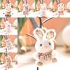Plush Bunny Keychain With Soft Short Pile Plush For Kids And Adults