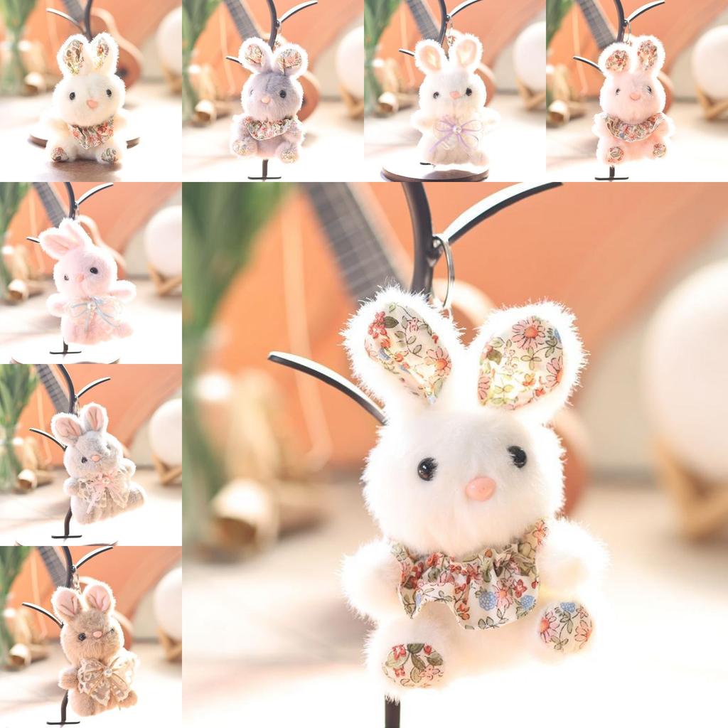Plush Bunny Keychain With Soft Short Pile Plush For Kids And Adults