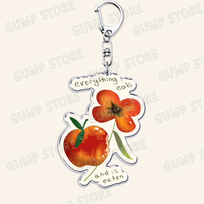 Popular Singer Adrianne Lenker Keychains for Women Accessories Music Songs Album Big Thief Keyring Fans Friends Gifts