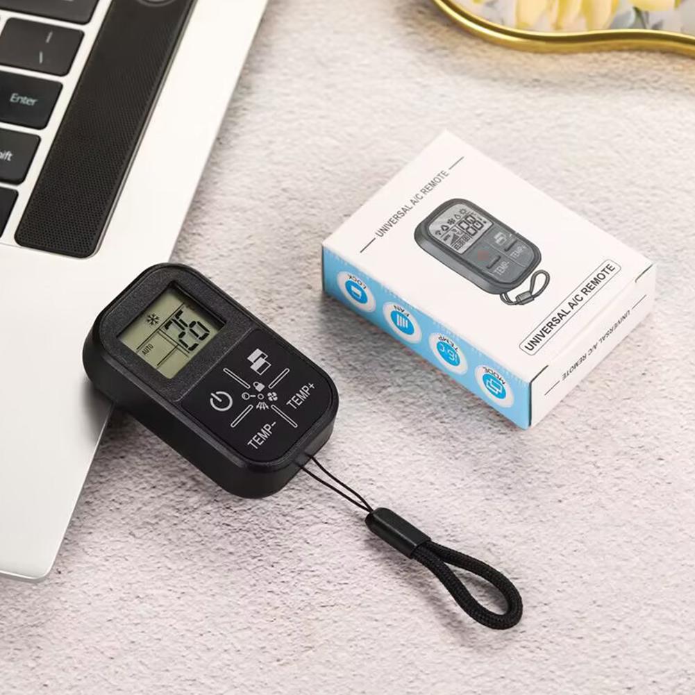 Universal air conditioner remote control Mini Portable Remote Control Panel with Thermometer Function Suitable For Any Model