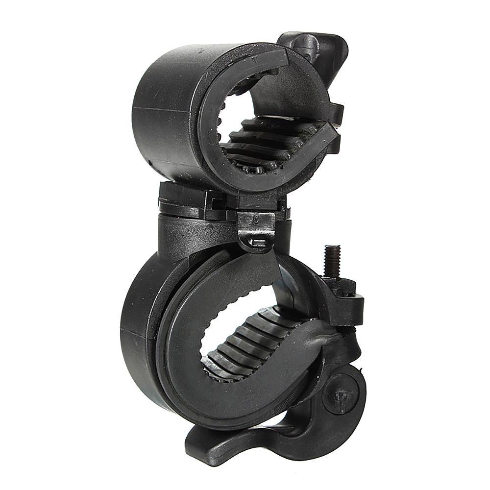 360 Rotation Cycling Bike Flashlight Bracket Mount Holder Lamp Light Clamp Clip