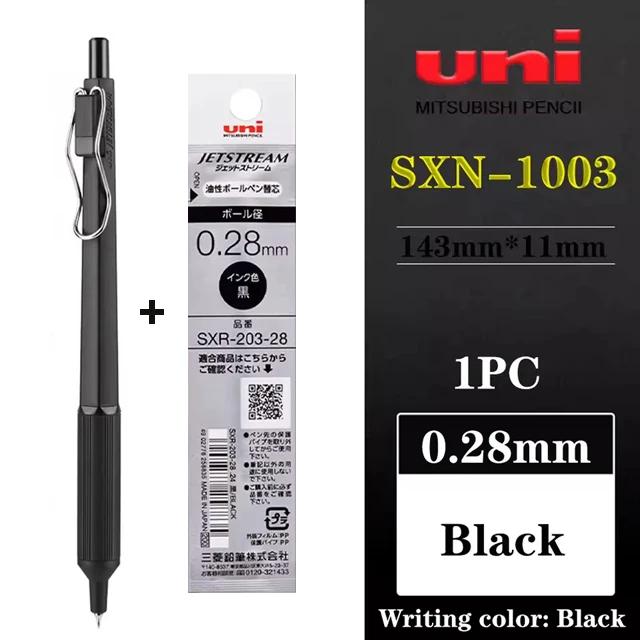 Uni Jetstream Business Pens 0.28/0.38mm Super Fine Nib Quick-drying Non-inking Oil Ballpoint Pen Anti-roll Rod Write Accessories