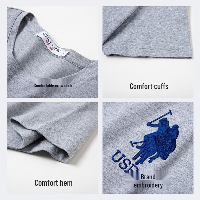 U.S. POLO ASSN. Men's Pure Cotton Short Sleeve T-shirt