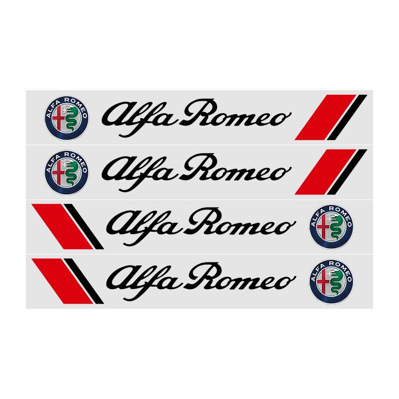 Car Door Handle Decoration Stickers Wiper Decal Auto Accessories for Alfa Romeo Giulia Stelvio 159 147 156 Giulietta Duetto GT