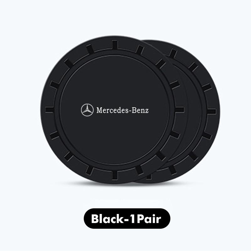 For Benz Car Interior Water Cup Holder Non-Slip Mat Pad Coasters Auto Accessories CLS SLK Sport ML C200 C260 C300 W205 CITAN ZL9