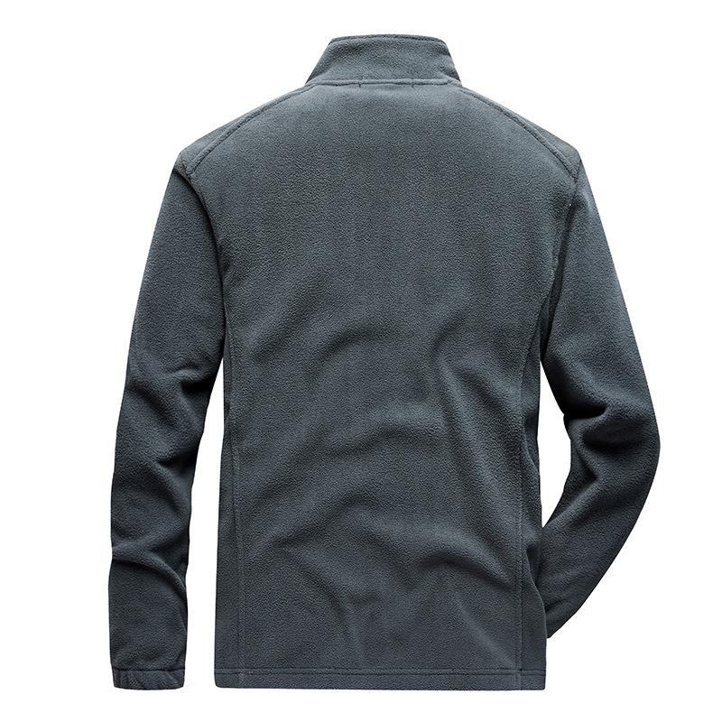 Haine din lână pentru bărbați, noi de toamnă și iarnă, fleece, caldă, ocazională, la modă, cu guler în picioare, jachetă pentru bărbați