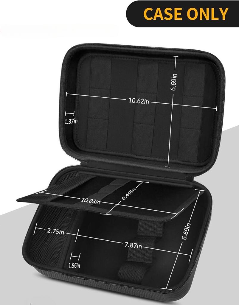 (Bag Only) Barber Accessories Bag for Clippers and Supplies, Mens Hair Trimmers Box, Portable Clipper Storage Holder Organizer