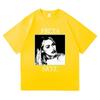 Freya Skye Vintage Halftone Porträt Grafik Unisex Schweres Übergroßes Streetwear Schwarzes T-Shirt für Musik & Popkultur-Liebhaber