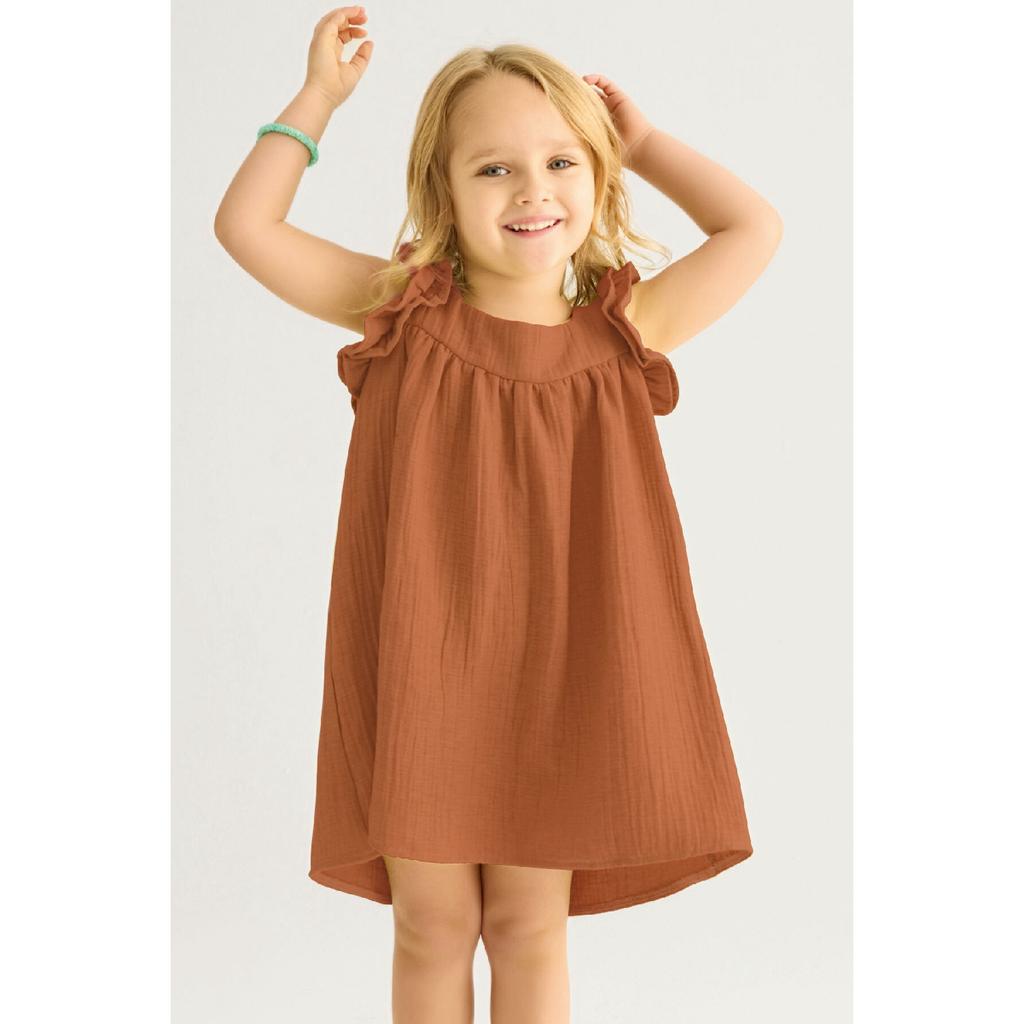 Fata Fata Culoare Roz Rochie Lat Patrat Decolteu