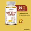 Geruchloses gereiftes Knoblauchextrakt 500 mg Nahrungsergänzungsmittel, 120 Weichkapseln pro Flasche