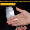 Nano Tape Double Sided Tape Transparent Reusable Waterproof Adhesive Strong Tapes Cleanable Kitchen Bathroom Supplie