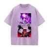 Gojo Satoru Ryomen Sukuna Jujutsu Kaisen Graphic T Shirt Men Women Cotton Tshirts Vintage Washed Tee Harajuku Oversized T-shirt