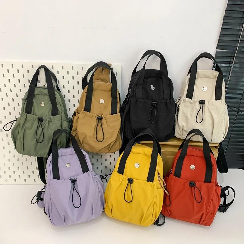 Nylonový pas se zipem Ramenní tašky s vysokou kapacitou Všestranné volnočasové crossbody tašky Svěží dámy
