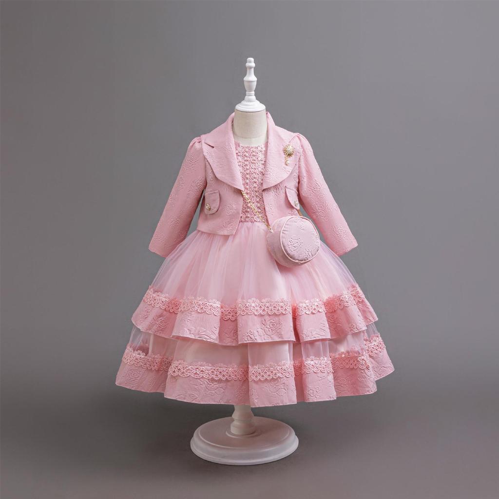 Completo Due Pezzi Floreale per Bambina - Outfit di Compleanno per Neonati e Bambini Piccoli