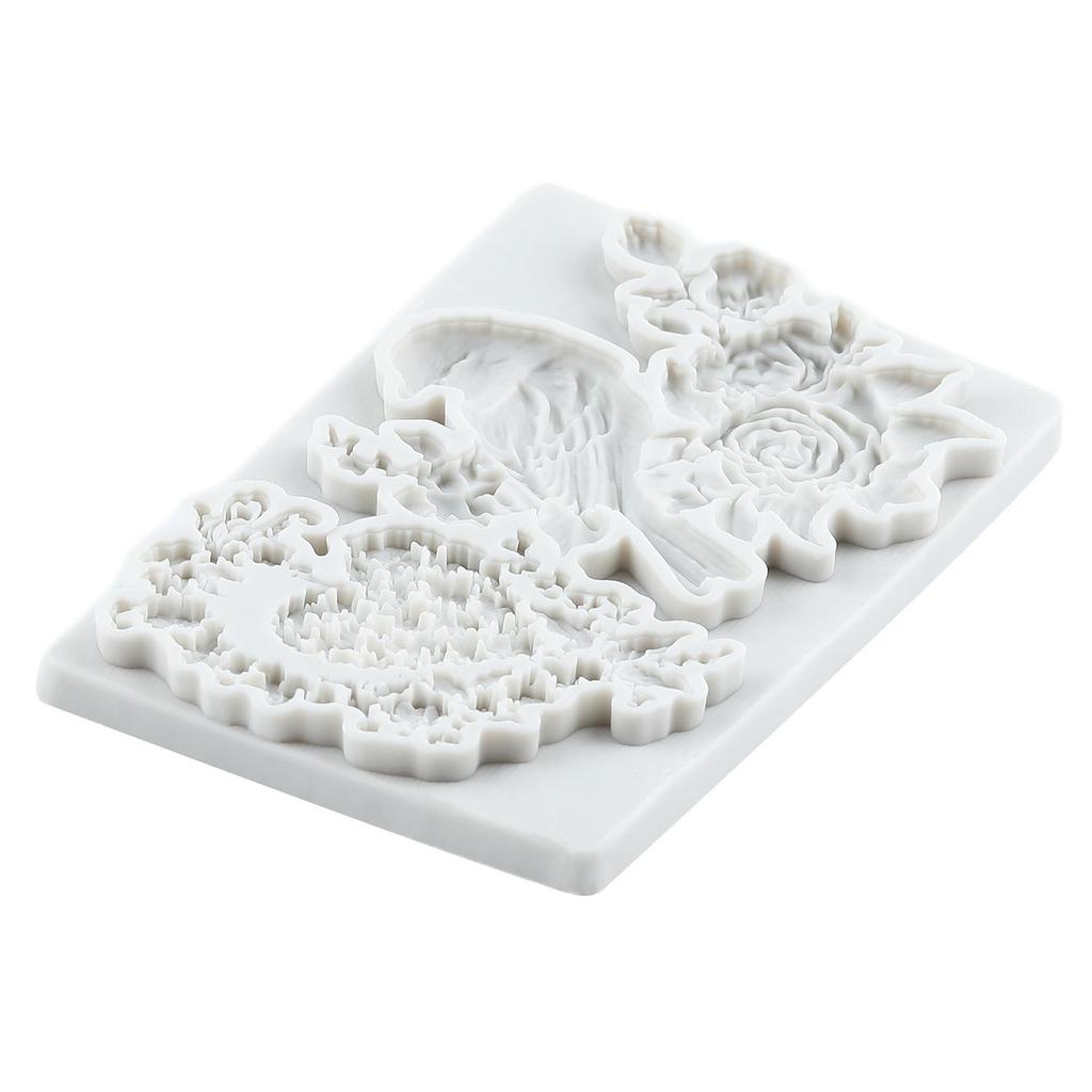 Ptačí silikonové formy Květinová fondánová forma Nástroje na zdobení dortů Topper na cupcake Cukrovinková čokoládová forma na gumpastu