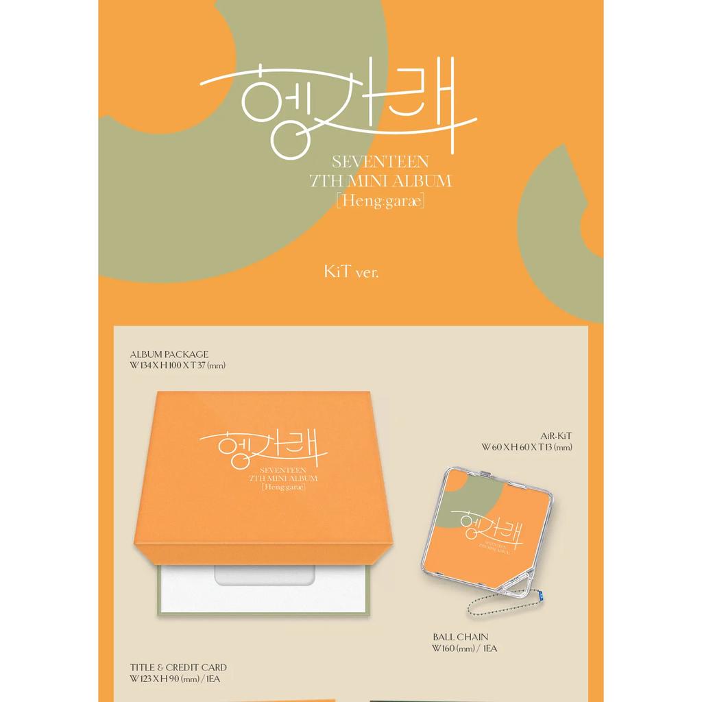 Seventeen 7th Mini Album : Heng:garæ [KiT Ver.][Renewal]