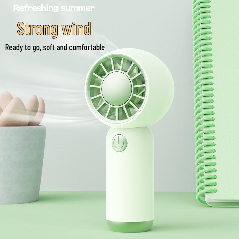 Handheld USB Rechargeable Mini Fan - Customizable Logo for Summer Office