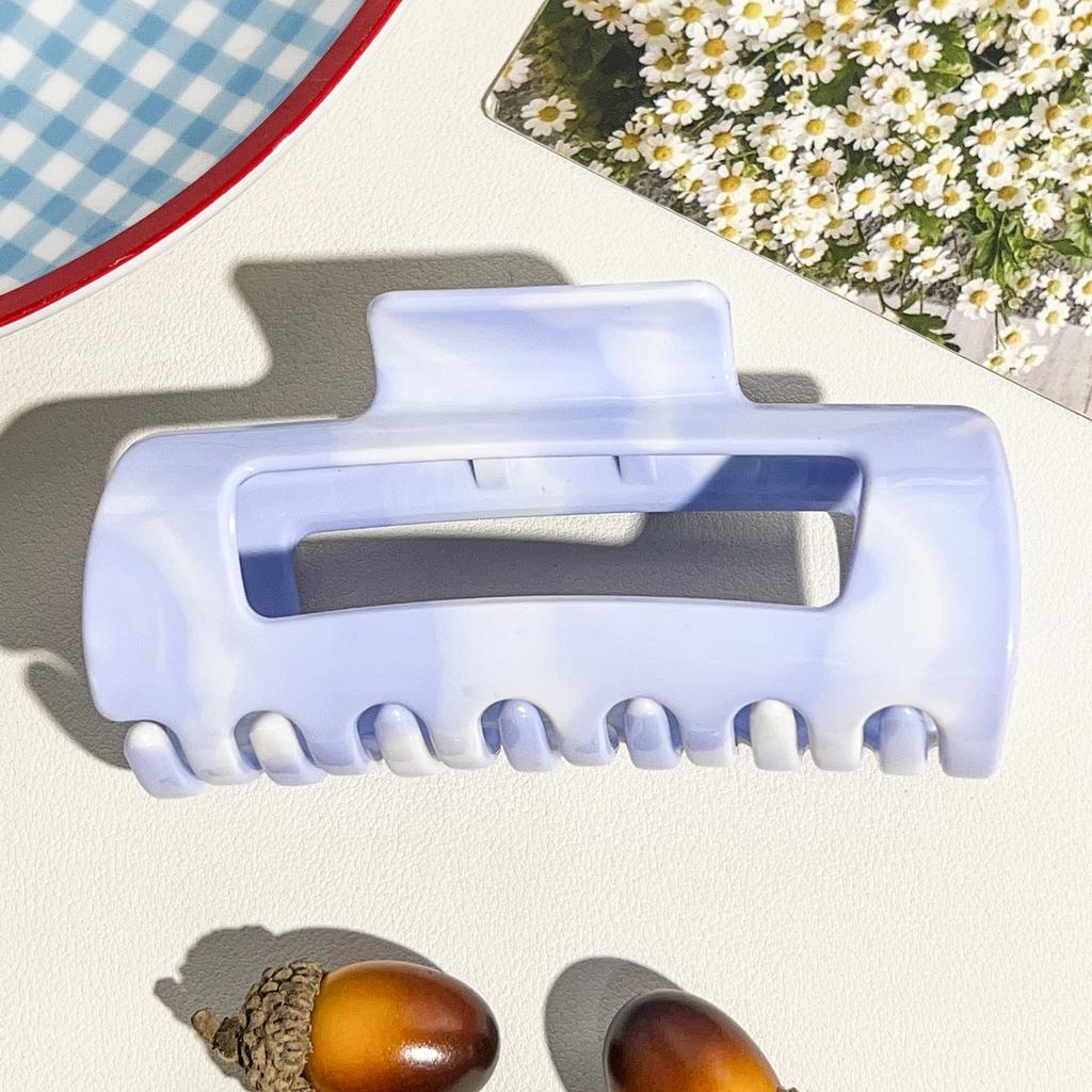 Soft silicone shark clip hairpin anti-collision protection rear head clip hair anti-drop durable clip grab clip