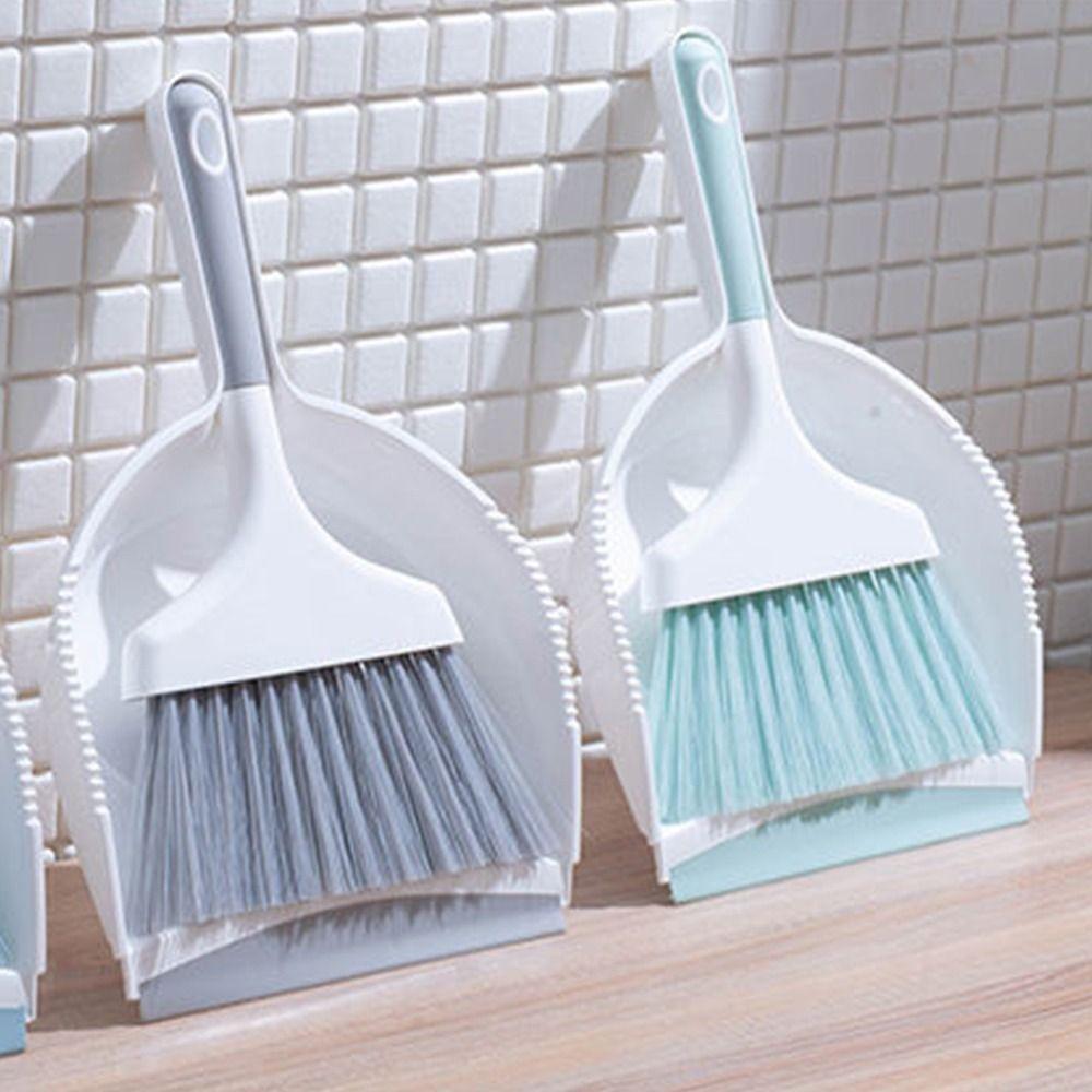 Handheld Mini Dustpan and Brush Set Flexible Desktop Mini Broom Set  Window Gap Cleaning