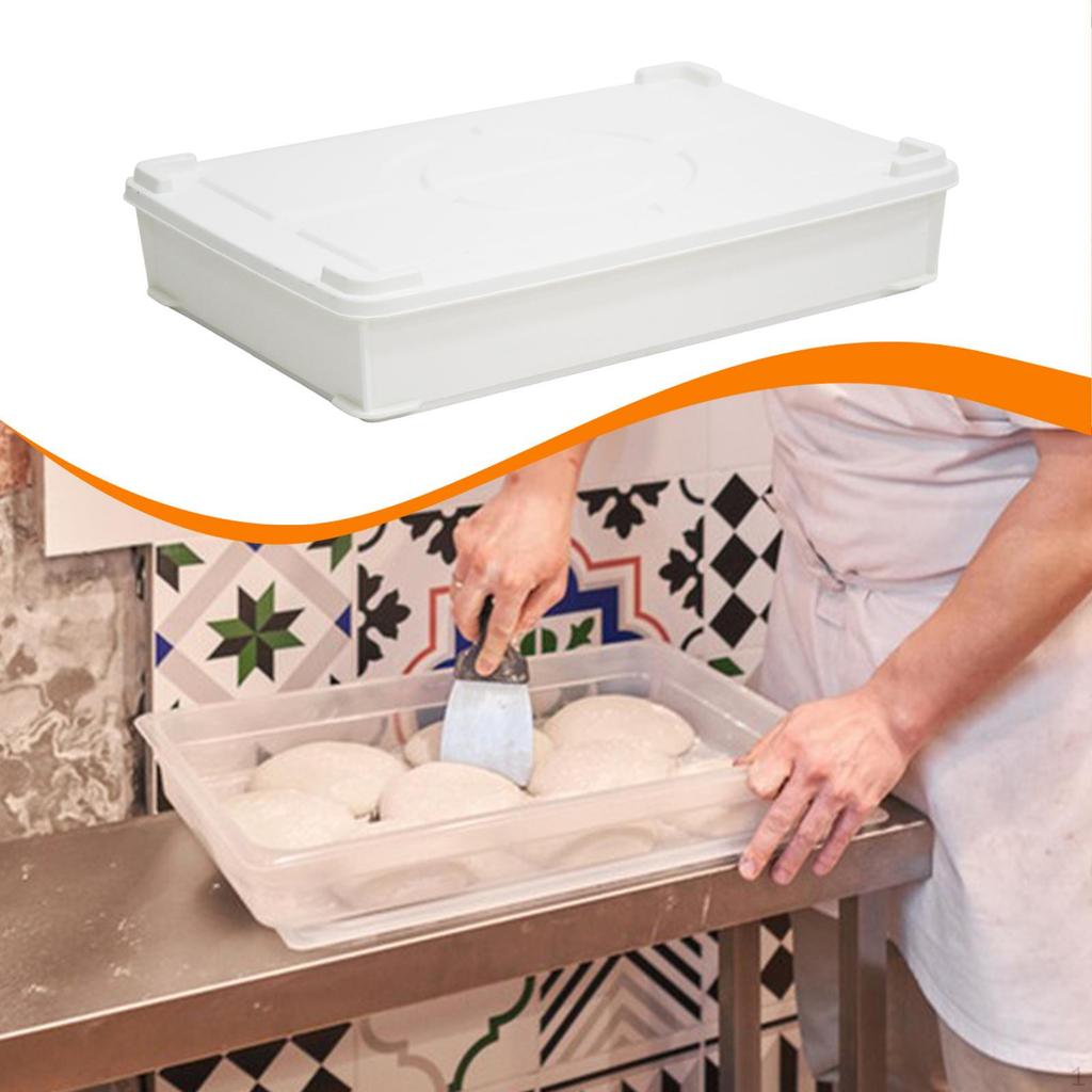 Fermentation Box for Storing Ingredients, Organizing Pizza , Bread, Stackable Container with Lid,