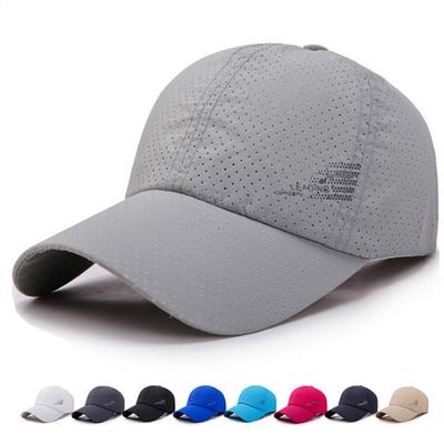 Atmungsaktive verstellbare Baseballkappen Golf-Fischerkappe Schnelltrocknende Baseballkappen Sonnenschutzmützen