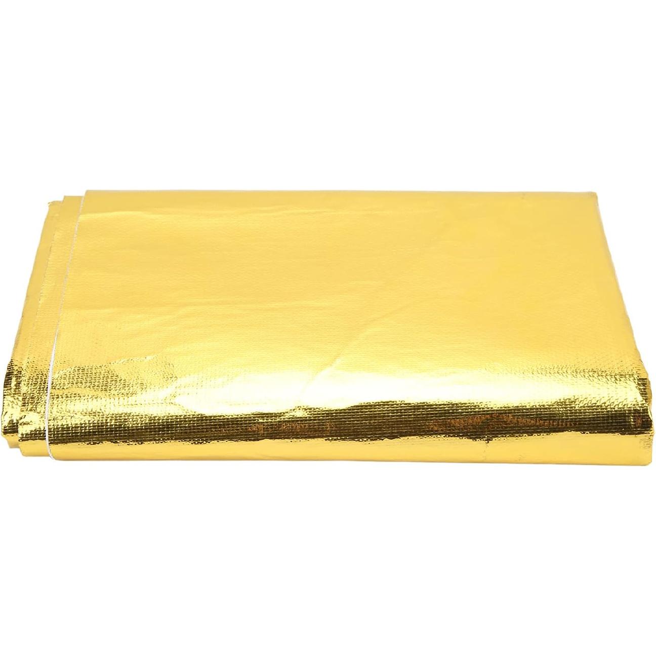 Heat Barrier Reflect Sheet, Self Adhesive High Temp Heat Wrap, Heat Reflective Adhesive Backed Roll, Thermal Insulation Blanket for Automotive Hose ,