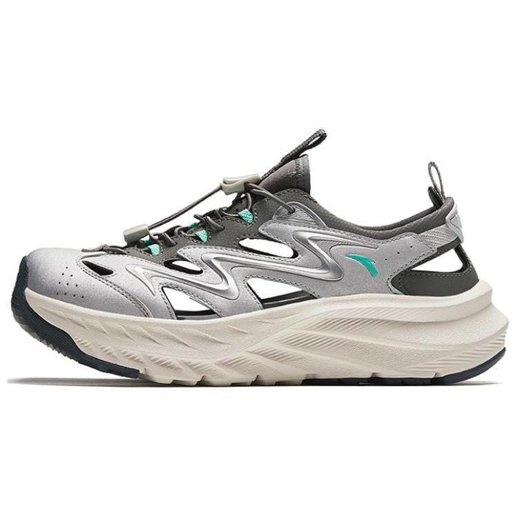 

New Anta River Trekking Shoes Women s Silver Gray 922428502-5 40.5