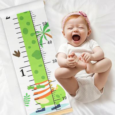 Wall Hanging Kids Growth Chart Precise Scale Children Room Nursery Bedroom Baby To Adults Boys Girls Height Measurement Ruler