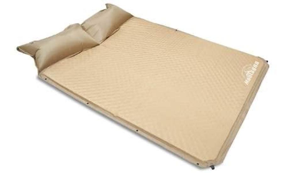 Montagna Camping Double Outdoor Thickness Camping Air Pillow Automatic Sleeping in the Disaster Wide For 2 Width 130cm x 185cm Mat, Mat, 3.5cm, Mat,