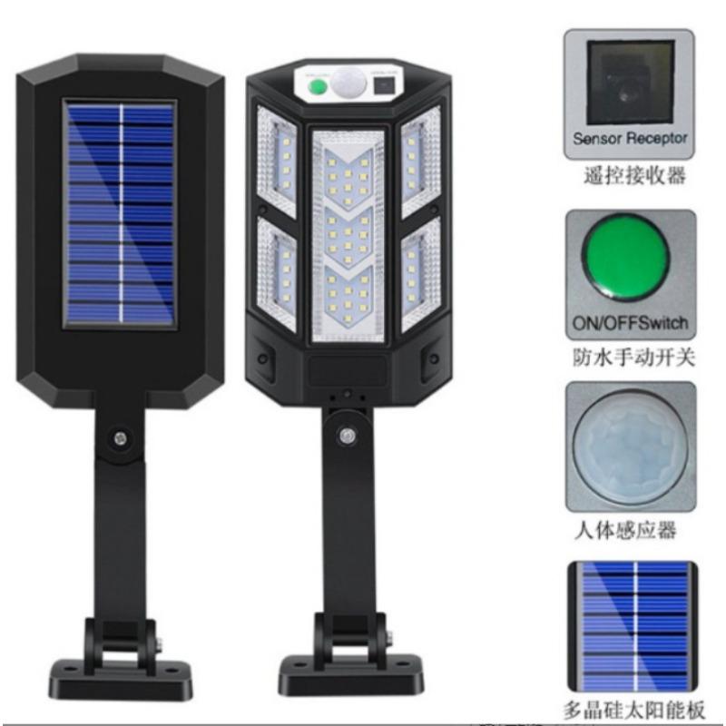 10000LM Irradiation Solar Light for Outdoor Sunlight Motion Sensor IP65 Waterproof Garden Street Wall External Solar Lamp