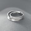 Modian 925 Sterling Silber Cassic Frosted Trendy Lovers Paar Ring für Frauen Statement Hochzeit Verlobung Edlen Schmuck Geschenke