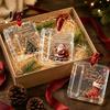 Creative Money Gift Box 3 Pcs Christmas Cash Ornament, Acrylic Holder for Cash, Clear Xmas Tree Hanging Decoration, Holiday Gifts Stocking Stuffer,