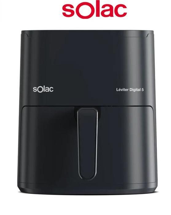 Horkovzdušná fritéza bez oleje - SOLAC - Léviter Digital - 5L - 1400W - Teplota 80-200°C