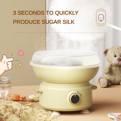 400W 260 * 260 * 210mm Fully Automatic Cotton Candy Making Machine Mini Dessert Making Equipment Household Electric Cotton Candy Maker