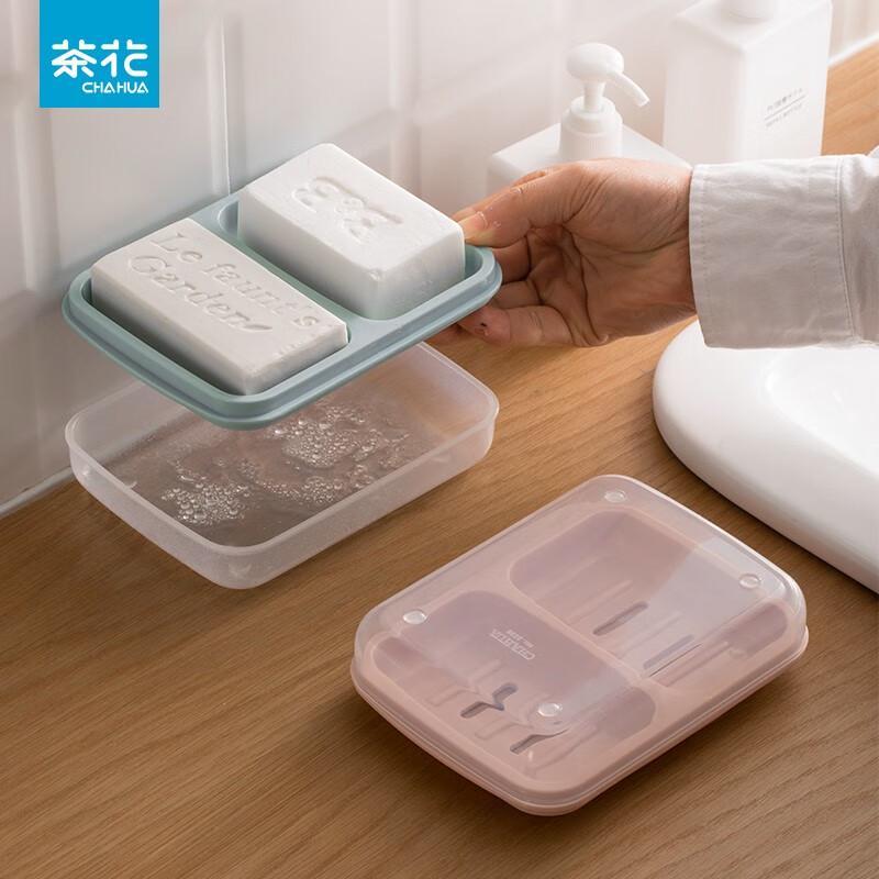 Двухслойная мыльница с дренажем  Камелия